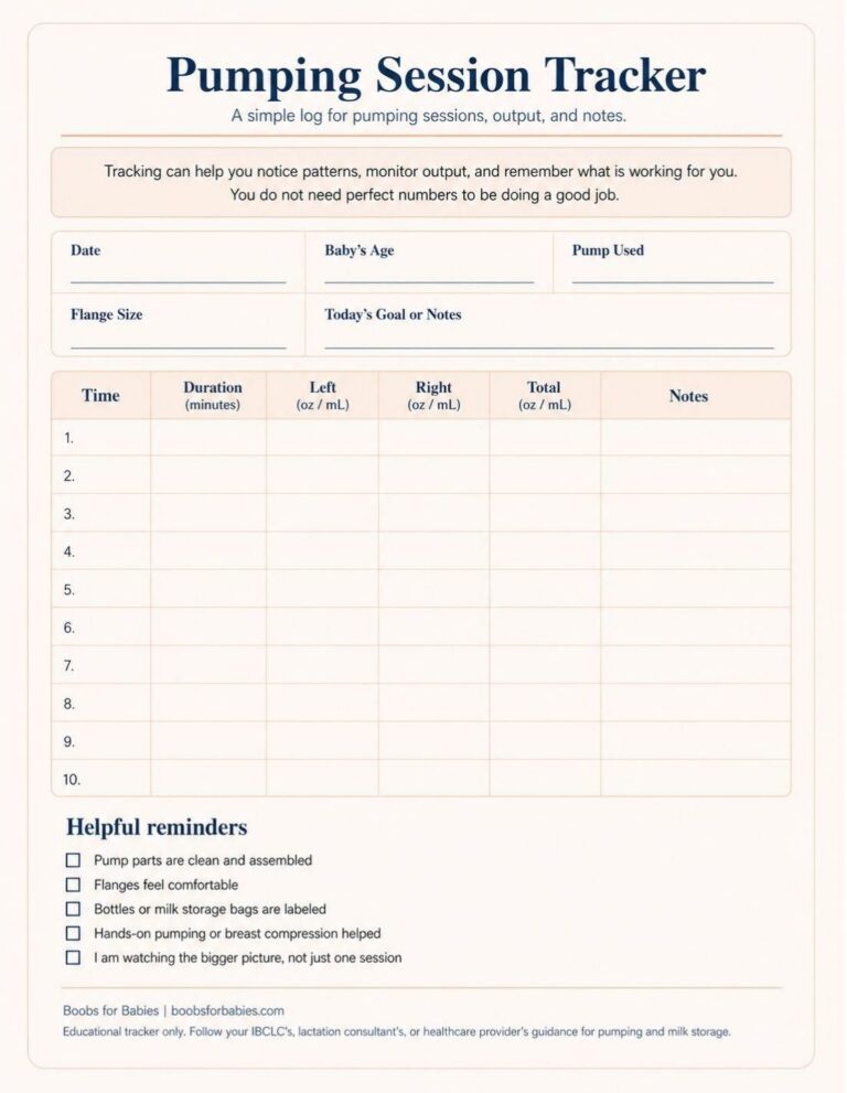 Pumping Session Tracker
